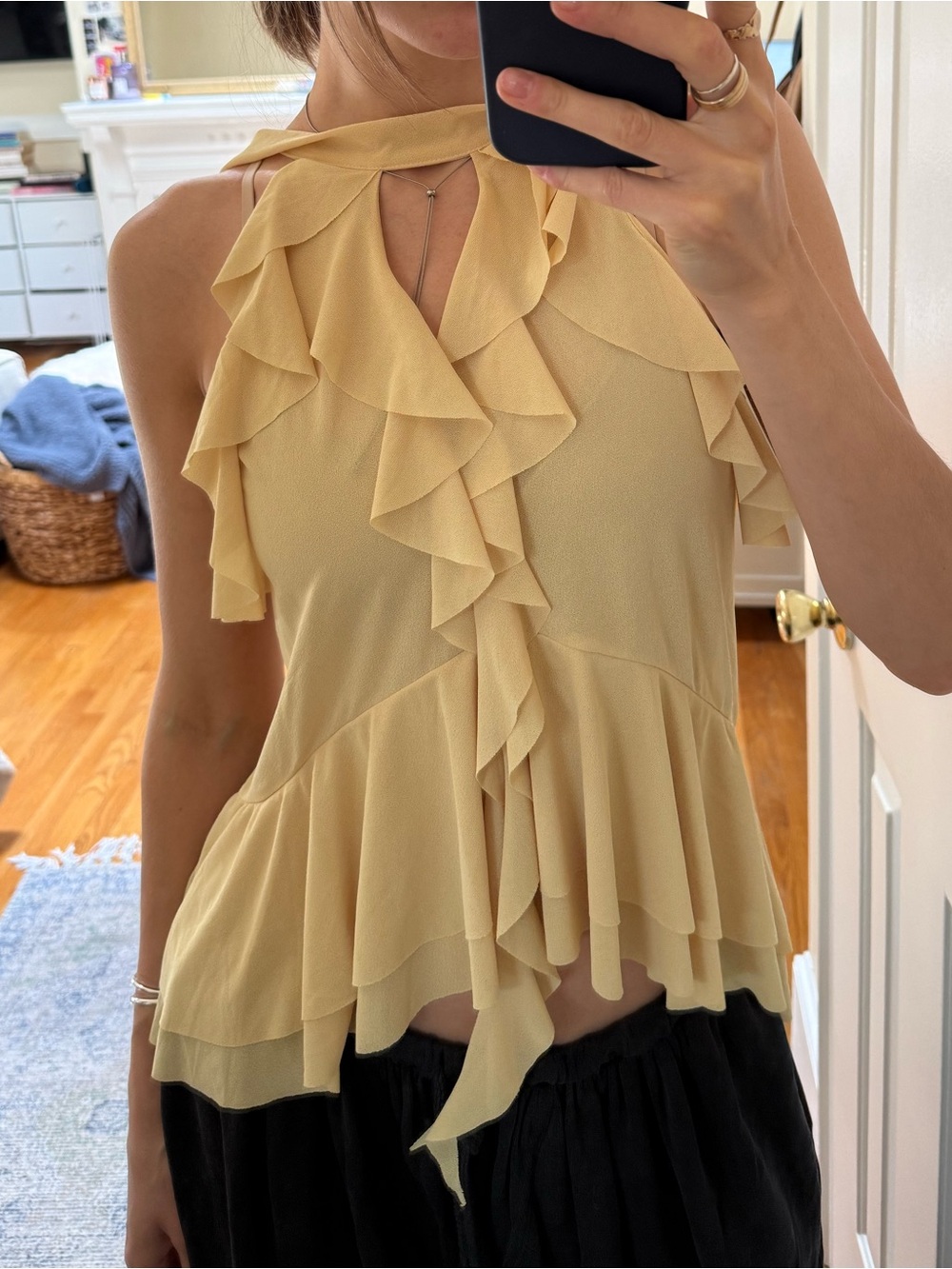 Zara Halter Neck Top